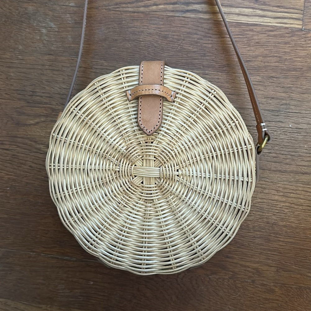 Jcrew Round Straw Bag